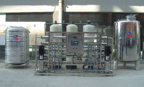 双级反渗透每小时2吨高纯水设备